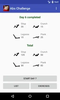 Abs Challenge android App screenshot 13